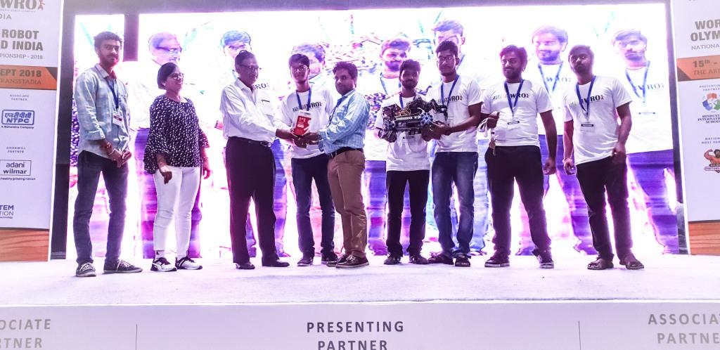 AKGEC Won Advance Robotics Challenge : 15-16th September, 2018